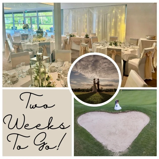 !TWO WEEKS TO GO!
Are you looking for your perfect venue? We will be opening our doors between 5.00pm and 8,00pm and Clair and Kath will be on hand to answer all of your questions! You can secure your free tickets below
https://www.ibookedonline.com/abbey-hill-golf-centre/event-bookings/wedding-open-evening