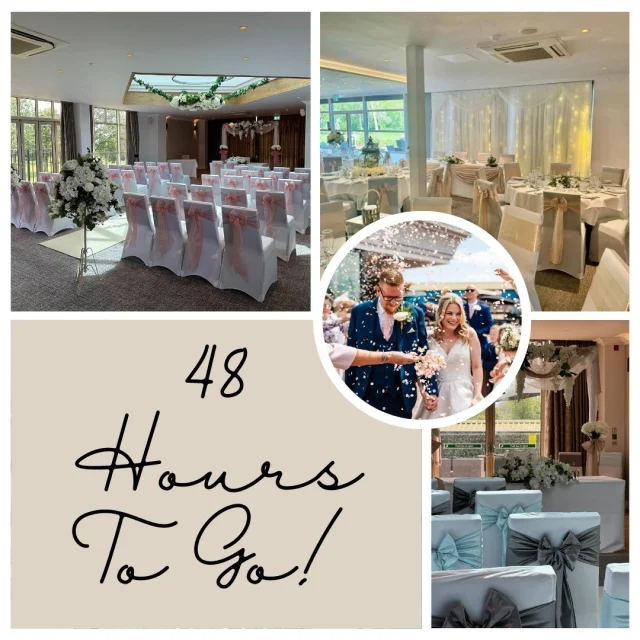 48 HOURS TO GO!
There is only 48 hours to go until our wedding showcase. Kath and Clair will be on hand to answer all of your questions and welcome you to our venue. We will be open between 5.00pm - 8.00pm and we can't wait to meet you!